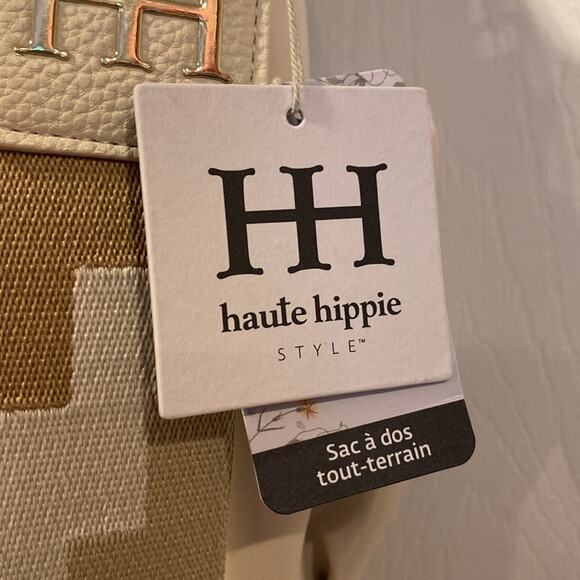 BNWT Haute Hippie Viral On the Go Backpack in White Cream main image 5
